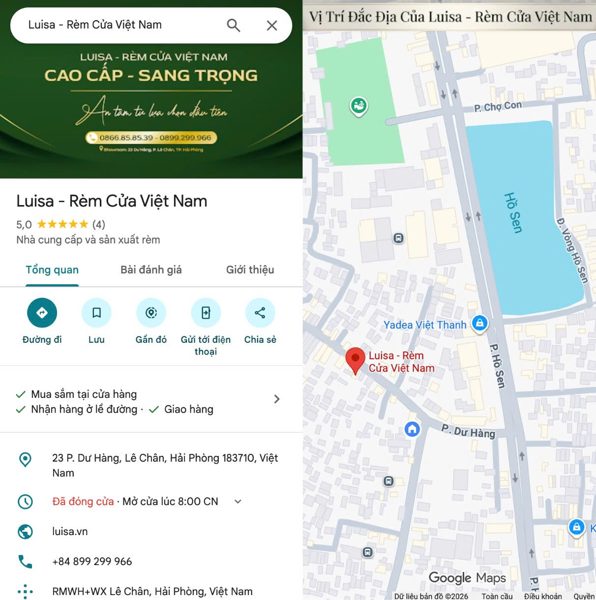 Luisa - Mành rèm cửa Việt Nam - Chuyên cung cấp các loại rèm đẹp tại Hà Nội